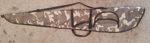Rifle Bag 140cm Double padded Camo military grade zip +side pocket, very durable