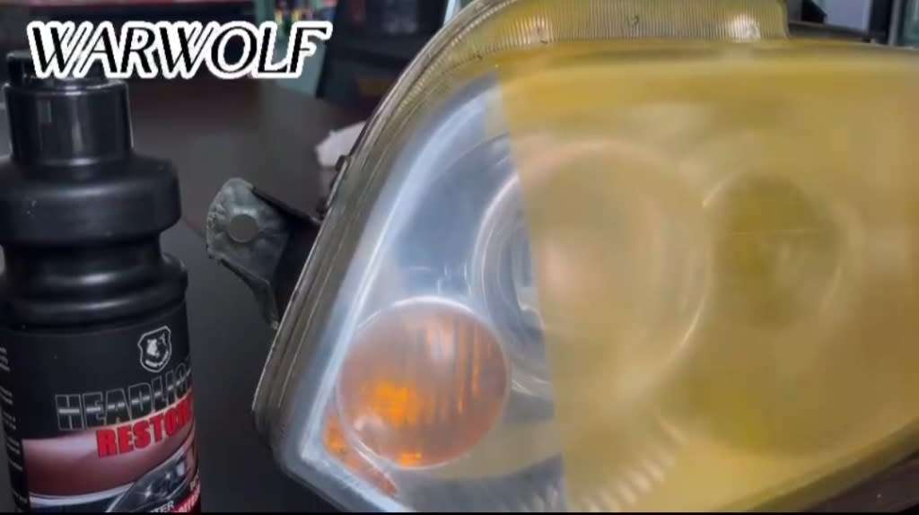 Headlight restoration cream (KIT)