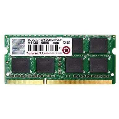 Brand New Transcend 8GB 1600Mhz DDR3 Laptop RAM