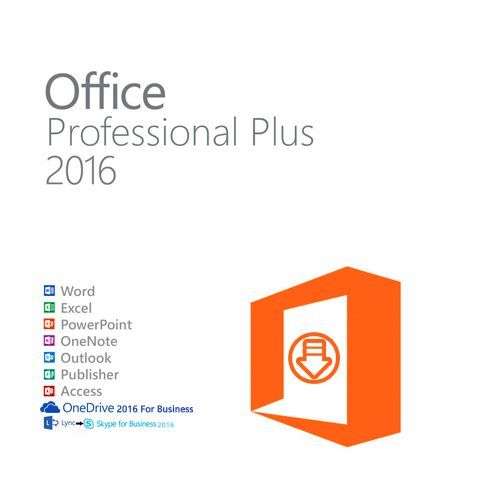 Microsoft Office Pro Plus 2016 Original Key and Download Link, 1 Hour Delivery