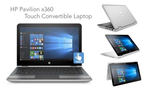 Powerfull HP Pavilion x360 2 in 1 - i7 7th gen - 256GB SSD - 8GB DDR4 - 13.3inch FHD touch screen