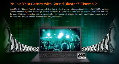 Powerful Gaming Laptop - i7-7700HQ 7th Gen - 8GB DDR4 - Full HD 1920x1080 - NVIDIA Geforce GTX Graph