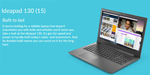 Powerful Lenovo Laptop - i7 8th Gen - 8GB DDR4 - 1TB HDD - 15.6Inch HD Display