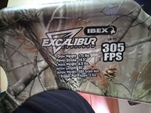 Excalibur Ibex Crossbow 305 fps - With bolts and scope