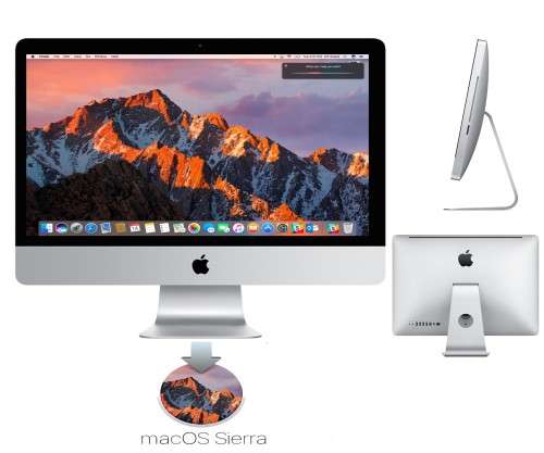 Powerful Imac - Core i5 2.5GHz - 8GB - 500GB - 21.5inch - AMD Radeon Graphics + Wirelles KB & Mouse
