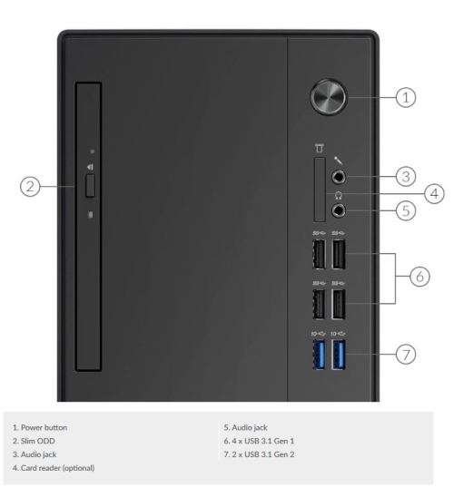 Powerful Lenovo Desktop PC - i5 2.8GHz (8th Gen) - 8GB DDR4 - 1TB HDD - 6 Months warranty