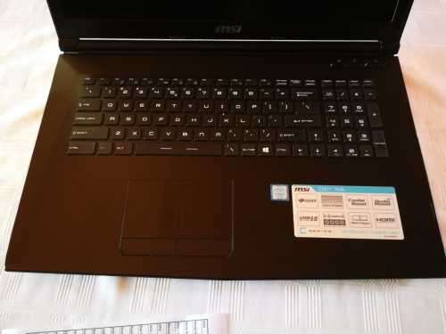 MSI 17.3" Laptop - i7 7th gen - 256GB SSD + 1TB HDD - 12GB DDR4 - 17.3" FHD