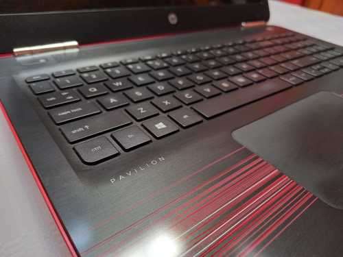 Red HP Pavilion - Intel 7th gen - 1TB HDD - 15.6" Display - LED Backlit Keyboard