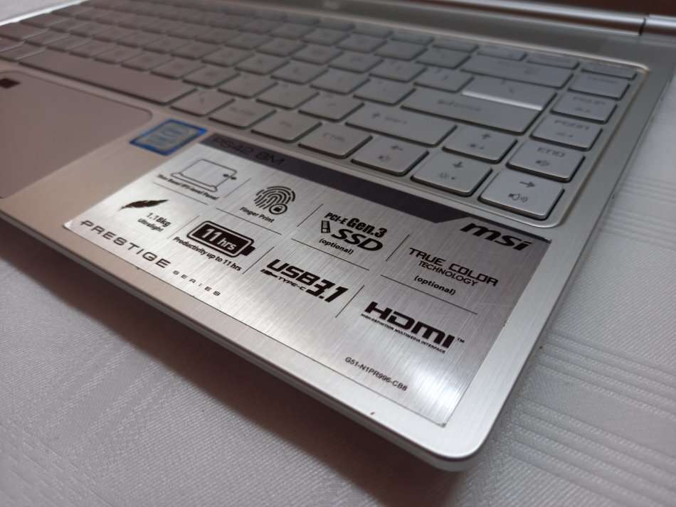 Powerful MSI Prestige Laptop with orginal Box - Intel i7 - 16GB DDR4 - 14" FHD