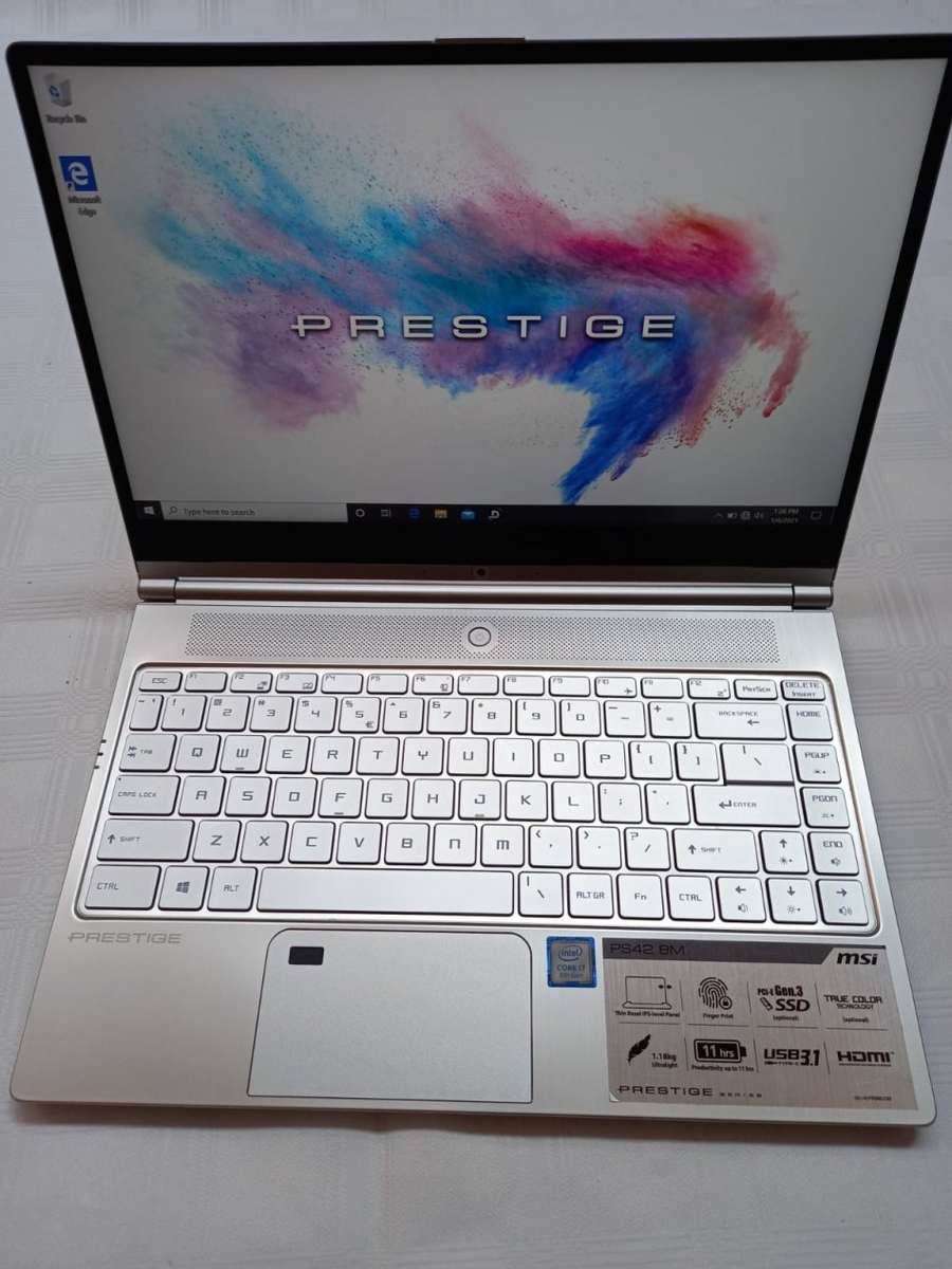 Powerful MSI Prestige Laptop with orginal Box - Intel i7 - 16GB DDR4 - 14" FHD