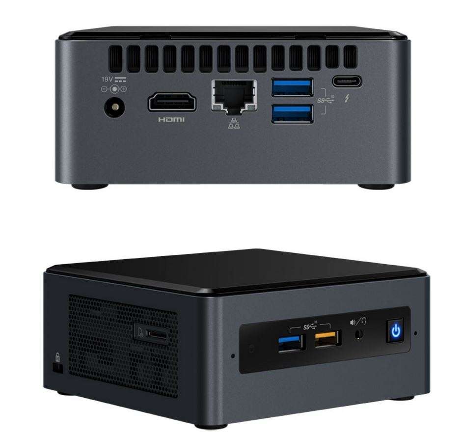 Intel Nuc - Intel i7 8th gen - 8GB DDR4 - 256GB SSD M.2 PCIe Nvme - Intel Iris Graphics