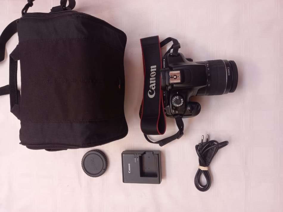 Canon 1100D with lens - Charger and Battery Included