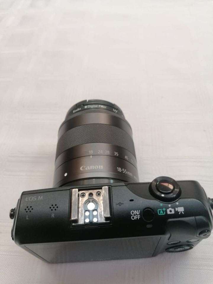 Canon EOS M Mirrorless camera With Canon 18-55mm Lens