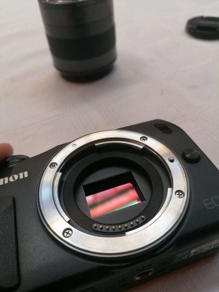 Canon EOS M Mirrorless camera With Canon 18-55mm Lens