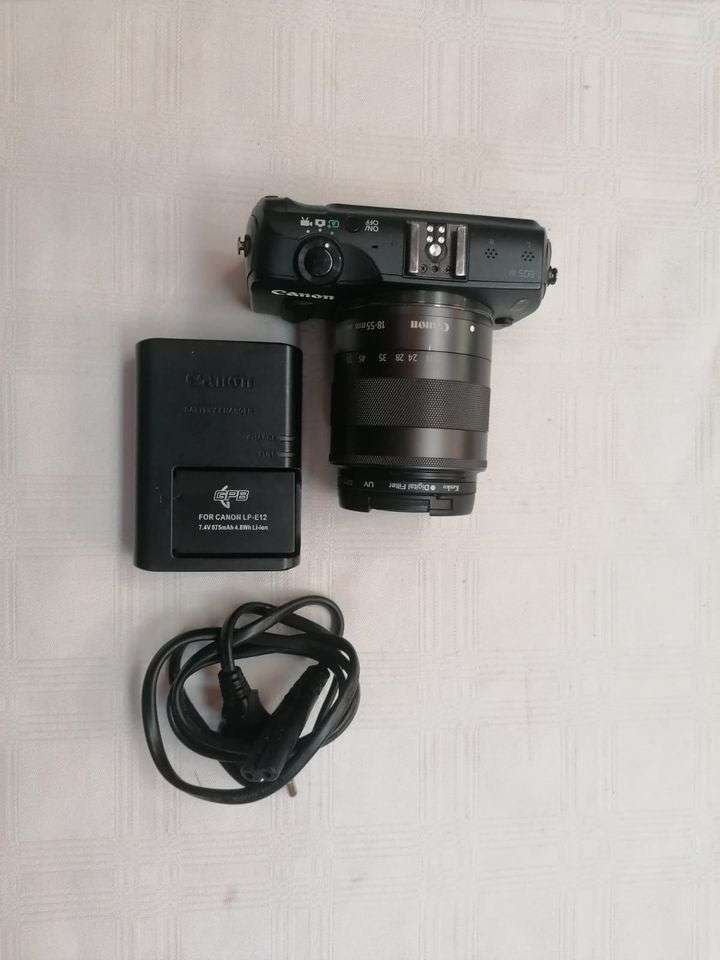 Canon EOS M Mirrorless camera With Canon 18-55mm Lens