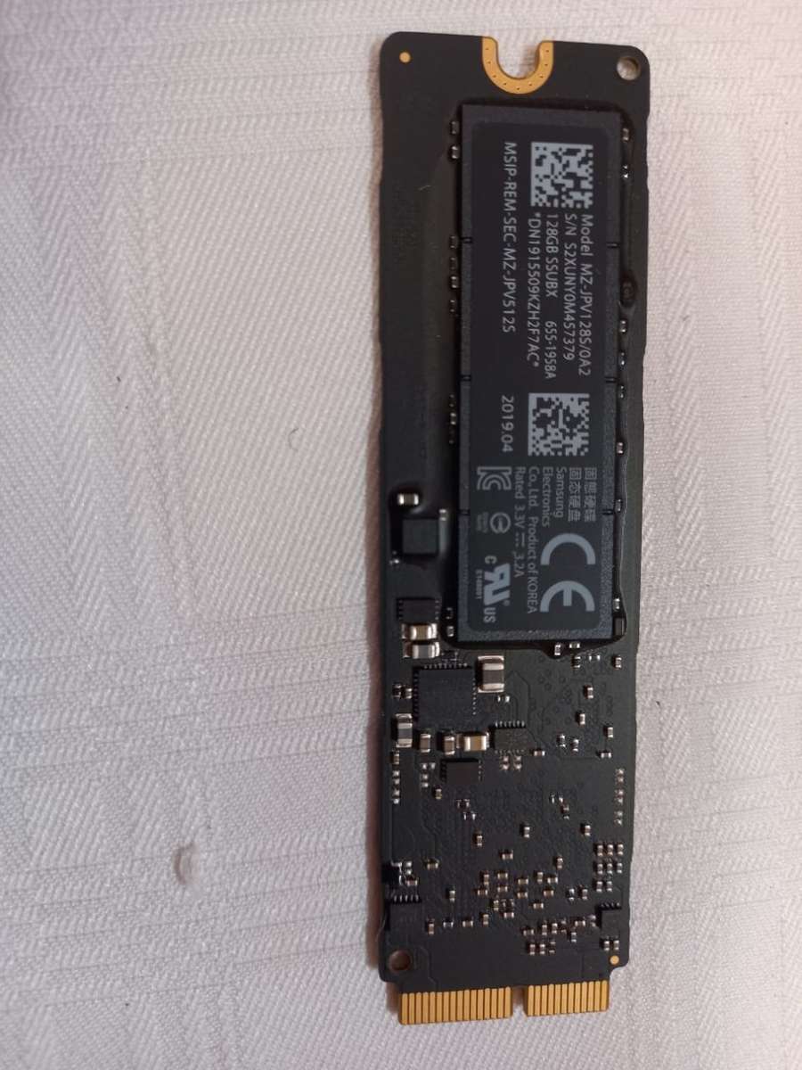 Original Apple 128GB SSD Samsung MZ-JPV128S/OA2