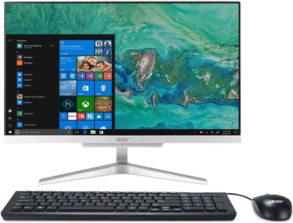 Acer Aspire C22-865 All in 1 Desktop - Intel i5 8th gen - 8GB - 1TB - 22" FHD - Wireless Mouse + KB
