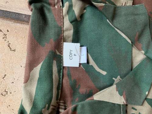 Recce Copy Camo Type "P"  Shirt size L.    International Buyers item note will be ship