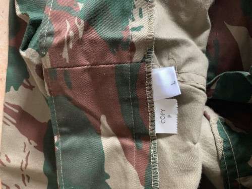 Recce Copy Camo Type "P" Trouser size L. South African