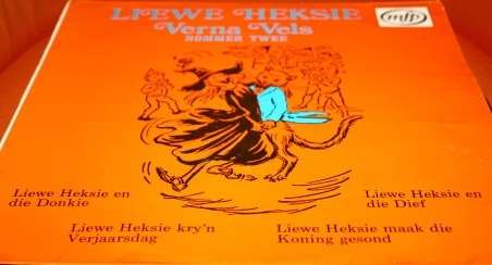 Liewe Heksie - Verna Vels. Nr 2.  4 Stories.  Vinyl LP.  Vintage.  MFP.