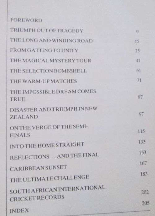 Return of the Prodigal - South Africa`s Cricketing Comeback - Colin Bryden