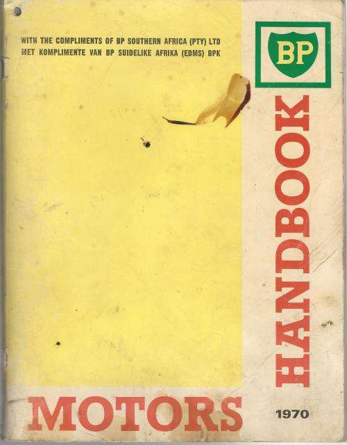 Motors Handbook. 1970. BP.