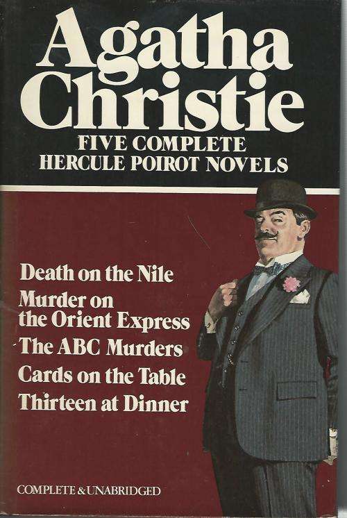 Agathe Christie. 5 Complete Hercule Poirot novels.
