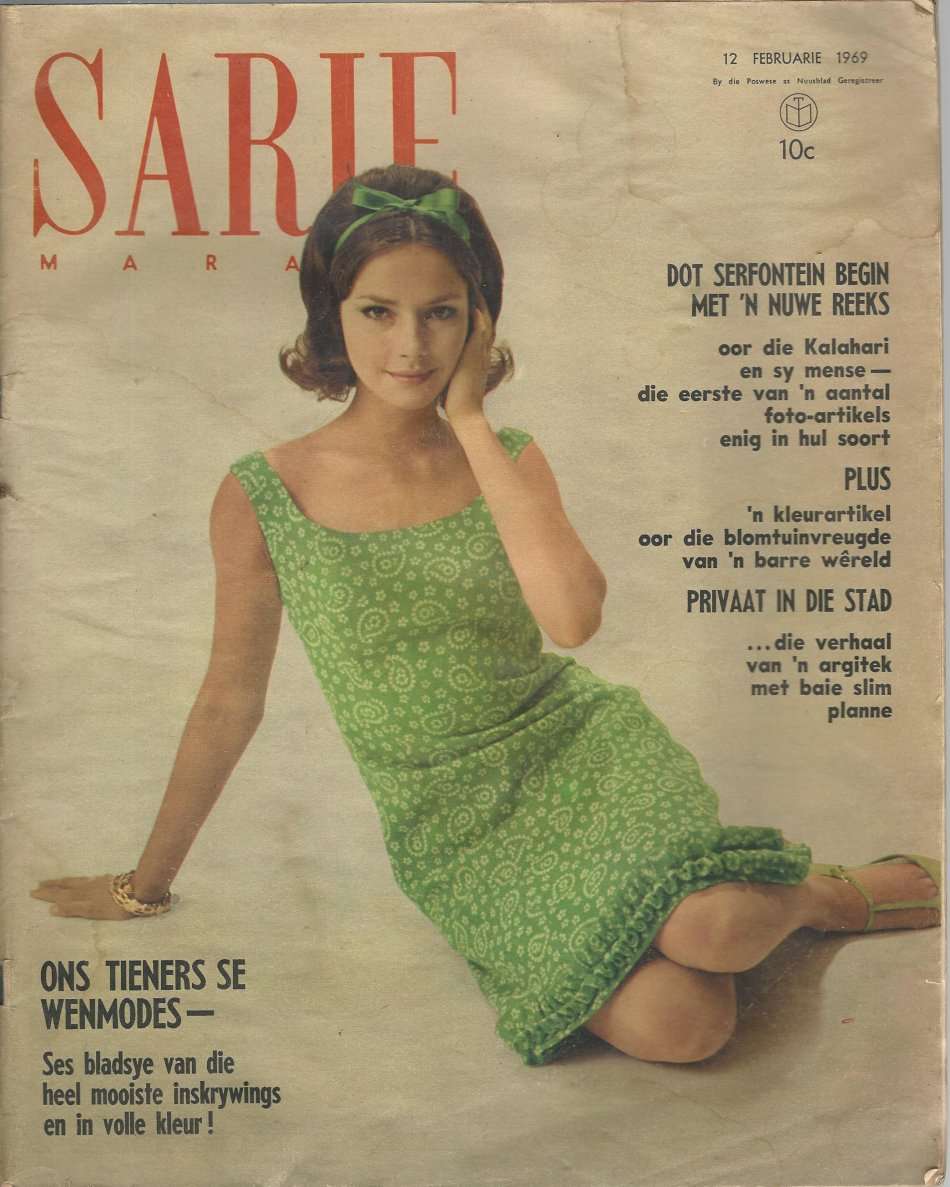 Sarie Marais tydskrif, 12 Feb 1969.  Kalahari.