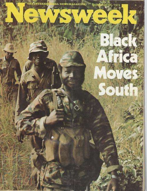 Newsweek. Black Africa moves South. Scarce.