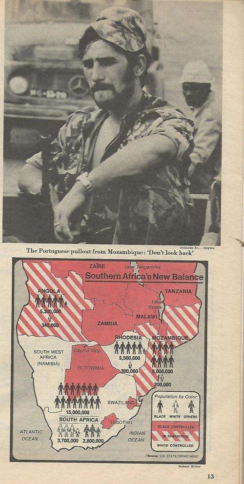 Newsweek. Black Africa moves South. Scarce.