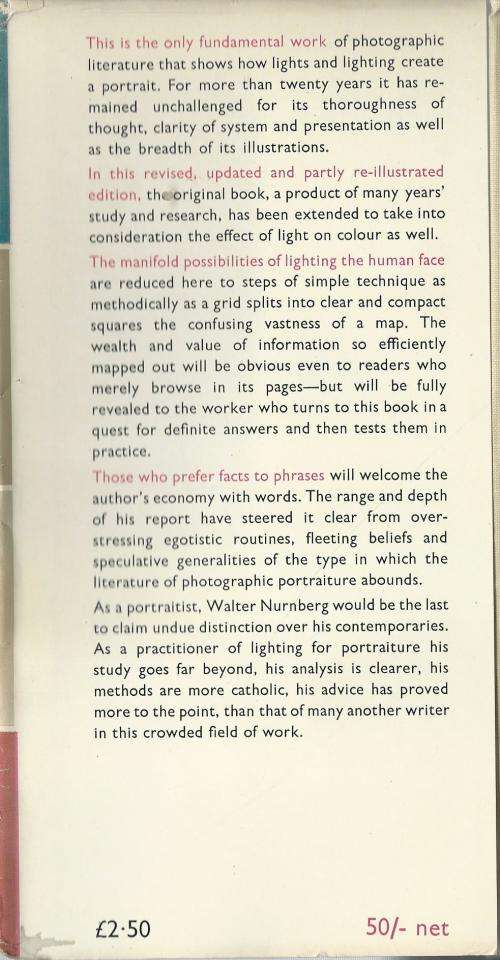 Lighting for Photography - Walter Nurnborg.