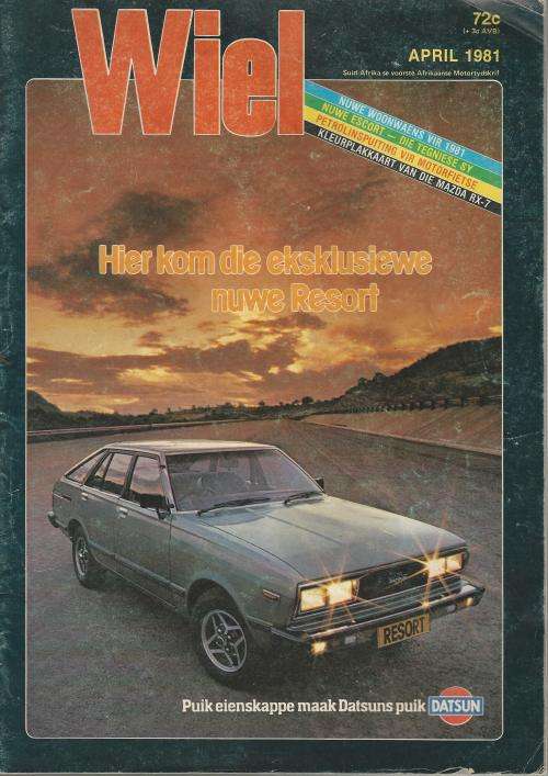 Wiel. April 1981. Afr Motor Tydskrif.