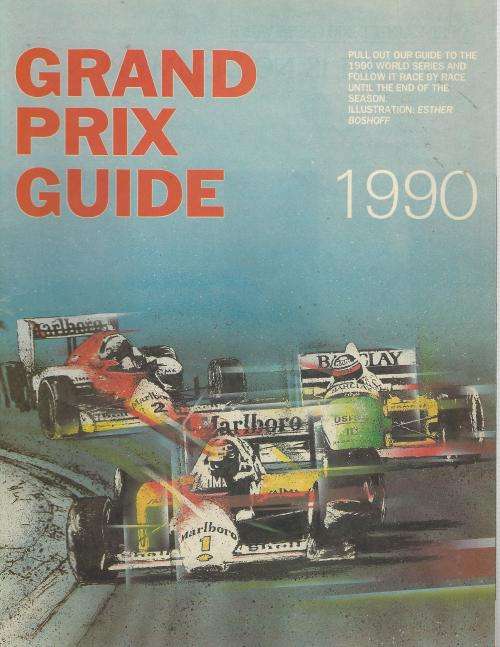 2 Items. Grand Prix Guide 1990.  AND  Sunday Times Magazine Grand Prix Special March 1993.