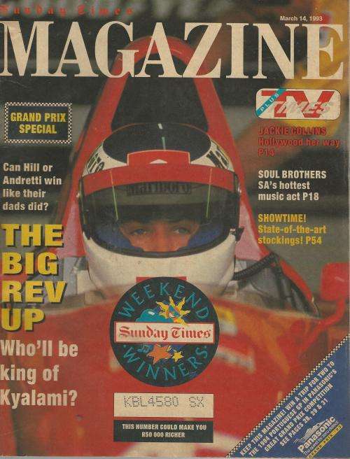 2 Items. Grand Prix Guide 1990.  AND  Sunday Times Magazine Grand Prix Special March 1993.