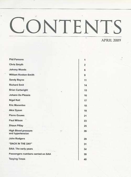 Intercom. SAA: 75 Years and still Flying High. Apr 2009.
