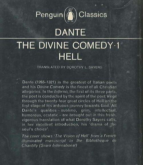 Dante: The Divine Comedy. Complete set of 3 books.