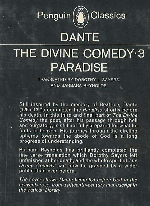 Dante: The Divine Comedy. Complete set of 3 books.