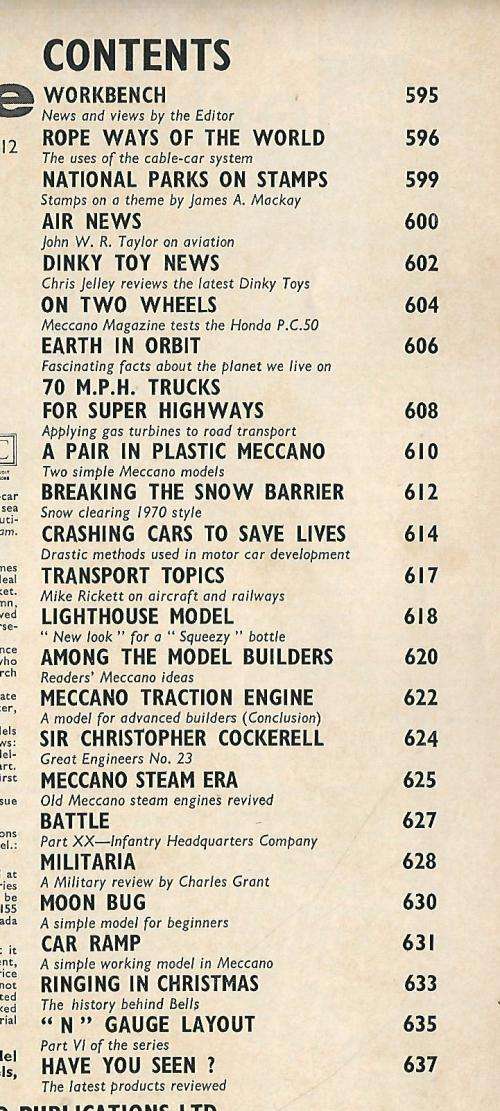 Meccano Magazine. December 1969.