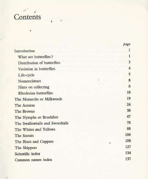 Butterflies of Rhodesia - R Cooper.  Bundu Series.