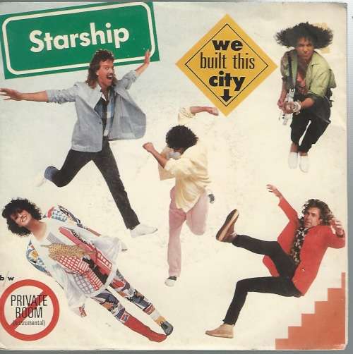 Starship. We build this City.  7` Single. With picture sleeve.