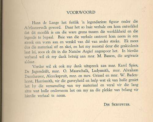 Die Wit Kraai - Anna de Villiers.  Hons Dons de Lange. 1938!