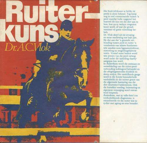 `n BOEK. Ruiterkuns - Dr AC Vlok.