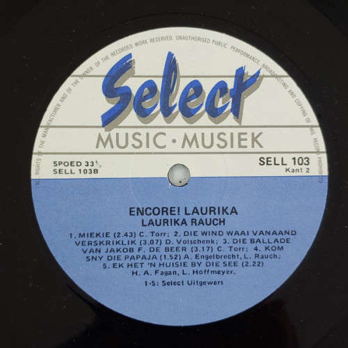Laurika Rauch.Encore!