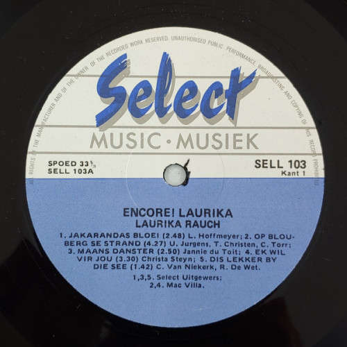 Laurika Rauch.Encore!
