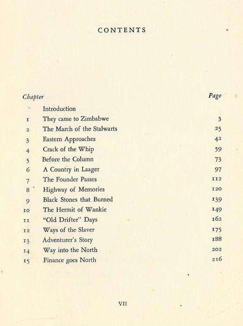 Bid Time Return - Basil Fuller. Rhodesiana.