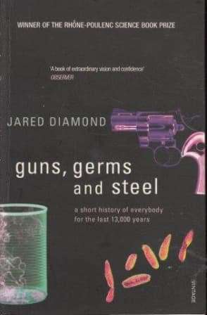 guns, germs and steel. Jarred Diamond. Condition: Almost new.