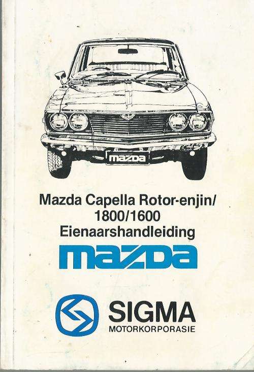 Mazda Capella Rotary. 1971-1973. Owners handbook.