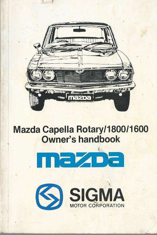 Mazda Capella Rotary. 1971-1973. Owners handbook.