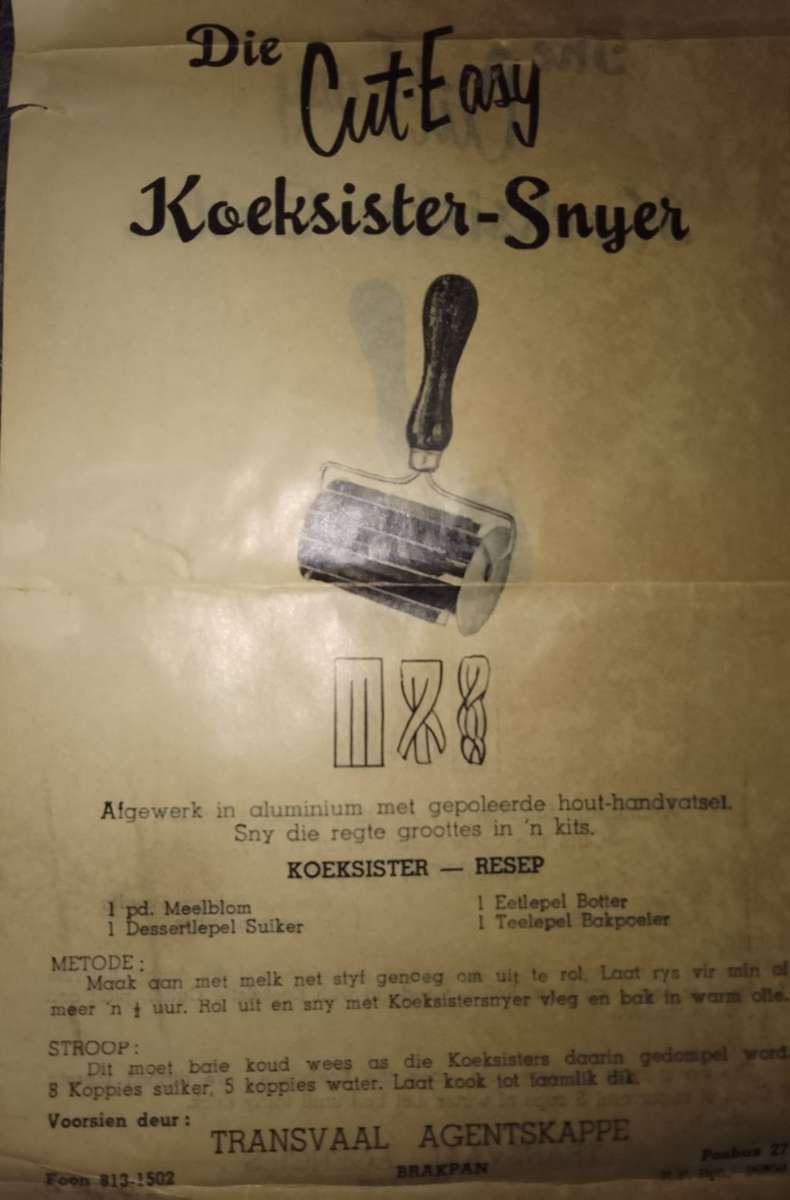 Koeksister Snyer / Cutter in original box!