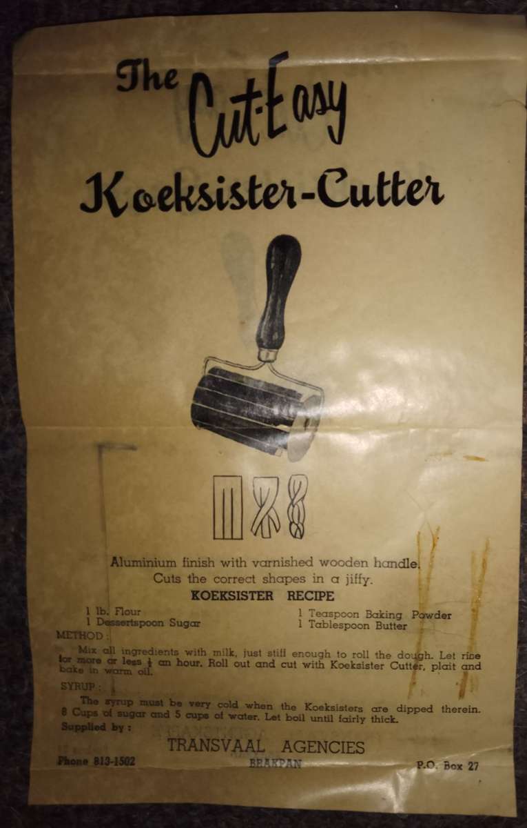 Koeksister Snyer / Cutter in original box!